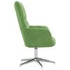 vidaXL Chaise de relaxation Vert clair Velours