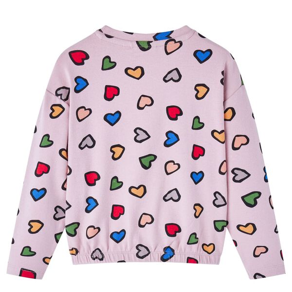 Sweatshirt pour enfants rose 128