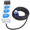 ProPlus Unit&eacute; d'alimentation de tente/remorque 10 m 3 x Schuko