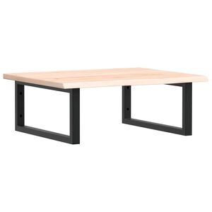 vidaXL &Eacute;tag&egrave;re de vasque murale acier et bois de ch&ecirc;ne massif