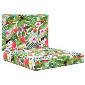 vidaXL Coussin de canap&eacute; d'ext&eacute;rieur 2 pcs color&eacute; Polyester