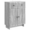 vidaXL Buffet Sonoma gris 66 x 34,5 x 90 cm Bois d'ing&eacute;nierie