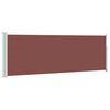 vidaXL Auvent lat&eacute;ral r&eacute;tractable de patio 100x314 cm Marron