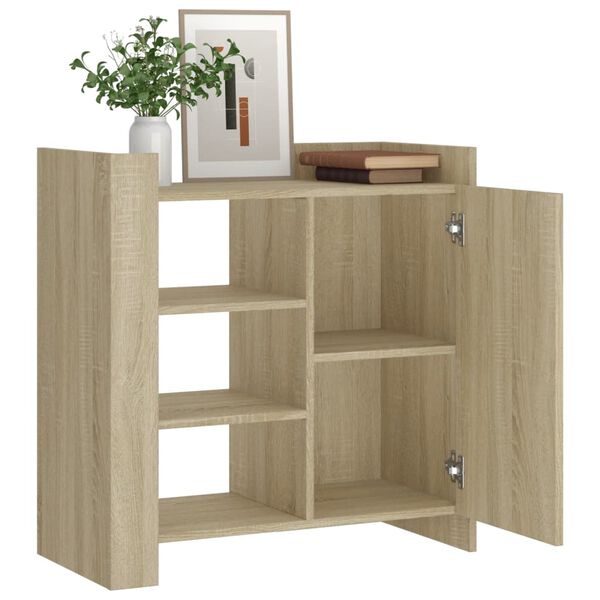 vidaXL Buffet ch&ecirc;ne sonoma 73,5x35x75 cm bois d'ing&eacute;nierie
