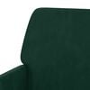 vidaXL Fauteuil Vert fonc&eacute; 62x79x79 cm Velours