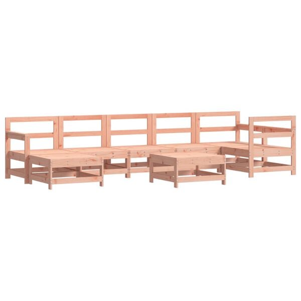 vidaXL Salon de jardin 8 pcs bois massif douglas