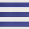 vidaXL Auvent rétractable automatique bleu et blanc 4x3 m