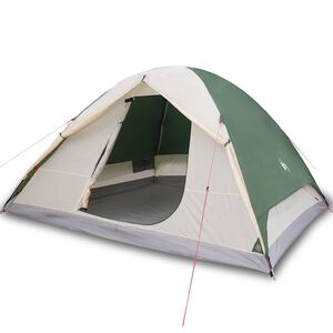 vidaXL Tente de camping &agrave; d&ocirc;me 6 personnes vert imperm&eacute;able