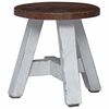 vidaXL Tabouret Naturel 22 x 22 x 24 cm Bois d'Acajou