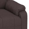 vidaXL Fauteuil inclinable Marron fonc&eacute; 82 x 93 x 96 cm tissu