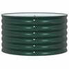 vidaXL Jardinière surélevée Vert 80 x 80 x 44 cm Acier