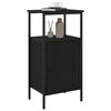 vidaXL Cabinet de chevet Ch&ecirc;ne noir 41 x 31 x 80 cm Bois d'ing&eacute;nierie