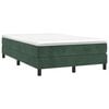vidaXL Cadre de lit vert fonc&eacute; 120x200 cm velours