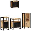 vidaXL Ensemble de mobilier de salle de bain avec tiroir 4 pcs