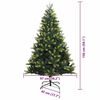 vidaXL Arbre de No&euml;l artificiel &agrave; charni&egrave;res 150 LED Vert 150 cm