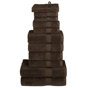 vidaXL Ensemble de serviettes de qualit&eacute; sup&eacute;rieure SOLUND 12 pcs