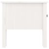 vidaXL Tables d'appoint 2 pcs Blanc 50x50x49 cm Bois massif de pin
