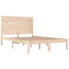 vidaXL Cadre de lit sans matelas 140x190 cm bois massif