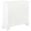 vidaXL Buffet blanc 70x28x70 cm bois de pin massif