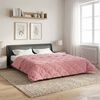 vidaXL Duvet d'&eacute;t&eacute; simple Matelass&eacute; Rose 200 x 240 cm