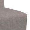 vidaXL Unit&eacute; de Sofa Modulaire Sans Accoudoirs 2 pcs Taupe
