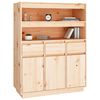 vidaXL Buffet haut 89x40x116,5 cm Bois massif de pin