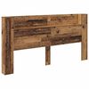 vidaXL T&ecirc;te de lit Bois ancien 200 x 15 x 103,5 cm Bois d'ing&eacute;nierie