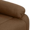 vidaXL Fauteuil de massage Marron Tissu