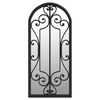 vidaXL Miroir Noir 100x45 cm Fer pour utilisation &agrave; l'int&eacute;rieur