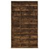 vidaXL Armoire &agrave; CD Ch&ecirc;ne fum&eacute; 102x23x177,5 cm Bois d'ing&eacute;nierie
