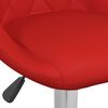 vidaXL Tabourets de bar lot de 2 rouge bordeaux similicuir