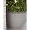 Capi Pot &agrave; plantes conique bas Arc Granite 60x48 cm Anthracite