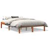 vidaXL Cadre de lit sans matelas cire marron 120x190cm bois pin massif