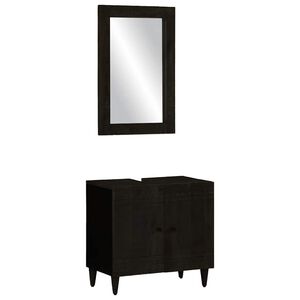 vidaXL Ensemble de meubles salle de bain 2 pcs bois de manguier massif