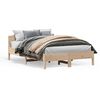 vidaXL Cadre de lit sans matelas 140x200 cm bois massif de pin