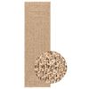 vidaXL Tapis ZIZUR beige 200x200 cm aspect de jute int&eacute;rieur ext&eacute;rieur