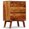 vidaXL Armoire lat&eacute;rale Bois massif 60x35x76 cm