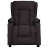 vidaXL Fauteuil Noir Similicuir