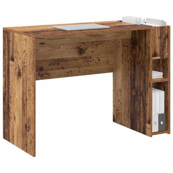 vidaXL Bureau Bois ancien 109 x 50 x 78 cm Bois d'ing&eacute;nierie
