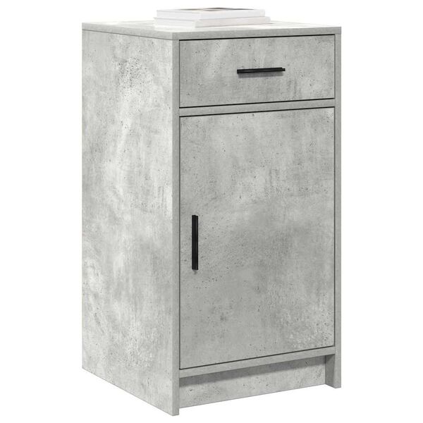 vidaXL Buffet Gris b&eacute;ton 40 x 40.5 x 75 cm Bois d'ing&eacute;nierie