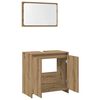 vidaXL Ensemble de meubles salle de bain 2 pcs bois d'ingénierie