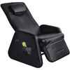 vidaXL Fauteuil de massage Noir Similicuir