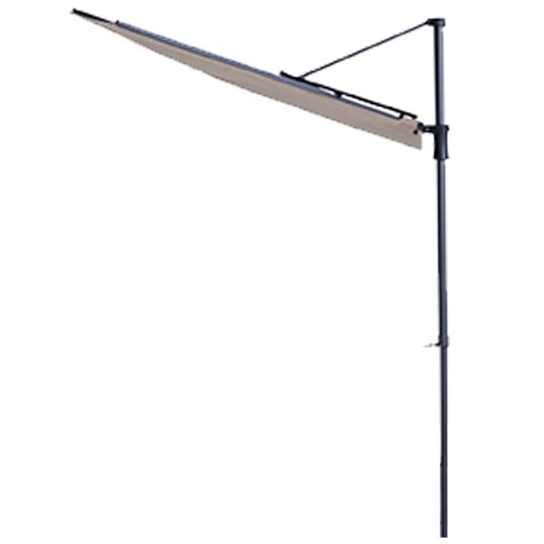 Madison Parasol de balcon Sun Wave 270 x 150 cm Écru PAC3P016