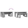 vidaXL Ensemble de tables basses 2 pcs Gris Sonoma Bois d'ing&eacute;nierie