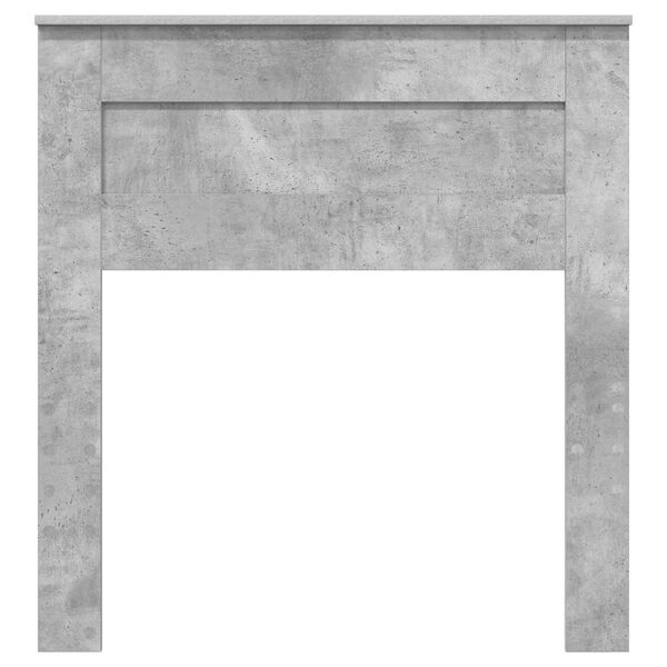 vidaXL T&ecirc;te de lit Gris b&eacute;ton 90 cm Bois d'ing&eacute;nierie