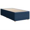 vidaXL Sommier &agrave; lattes de lit avec matelas Bleu 90x190 cm Tissu