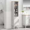 vidaXL Meuble de salle de bain haut FLORO Blanc 35 x 30 x 160 cm