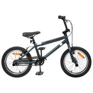 vidaXL BMX 16 Pouces pour 5-8 ans Gris fonc&eacute;