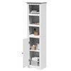 vidaXL Armoire de salle de bain BODO blanc 44x30x160 cm