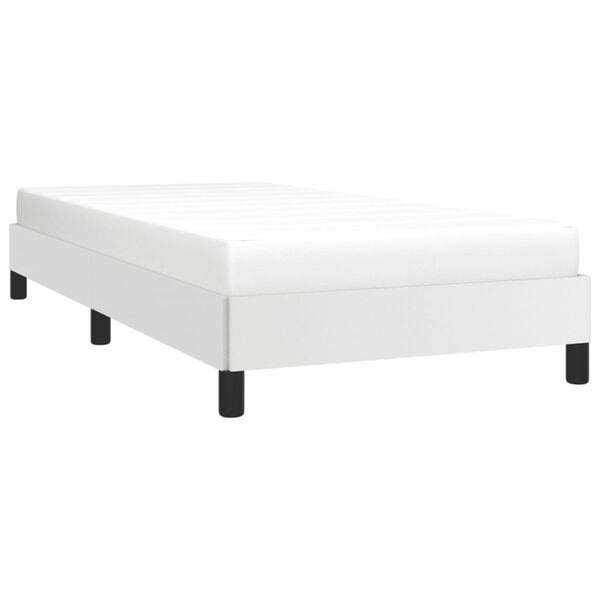 vidaXL Cadre de lit sans matelas blanc 80x200 cm similicuir